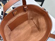 Colestore Celine Cabas Medium Leather Tote in Brown 21x20x10cm - 2