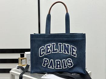 Colestore Celine Cabas Denim Tote Bag 41x28x17.5cm