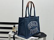 Colestore Celine Cabas Denim Tote Bag 41x28x17.5cm - 5