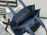 Colestore Celine Cabas Denim Tote Bag 41x28x17.5cm - 3
