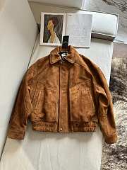 Colestore Saint Laurent 25 Barn Style Top-Tier Custom Suede Biker Jacket - 2