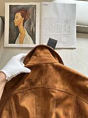 Colestore Saint Laurent 25 Barn Style Top-Tier Custom Suede Biker Jacket - 3