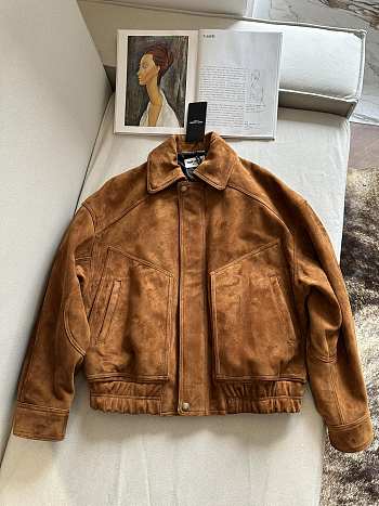 Colestore Saint Laurent 25 Barn Style Top-Tier Custom Suede Biker Jacket