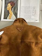 Colestore Prada Camel Suede Blazer Jackets  - 6