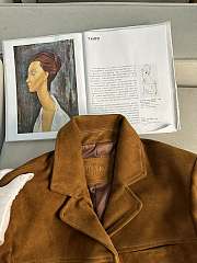 Colestore Prada Camel Suede Blazer Jackets  - 2