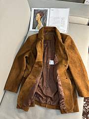 Colestore Prada Camel Suede Blazer Jackets  - 3