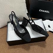 Colestore Chanel Slingback Heels Black - 4