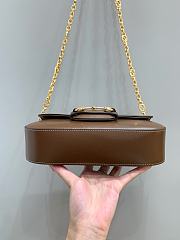 Colestore Gucci Horsebit 1955 Small Shoulder Bag Brown 24x13x5.5cm - 3