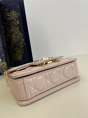 Colestore Dior Small Dior Jolie Top Handle Bag Pink 19x6x12cm - 6