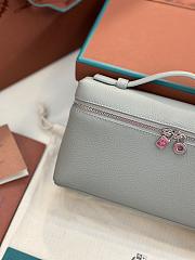 Colestore Loro Piana Extra Pocket L19 Grained Calfskin Eucalyptus 19x11x6.5cm - 4