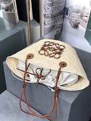 Colestore Loewe Small Anagram Basket Bag Brown 34x13x16.5cm - 6