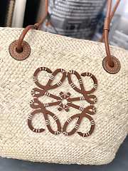 Colestore Loewe Small Anagram Basket Bag Brown 34x13x16.5cm - 5
