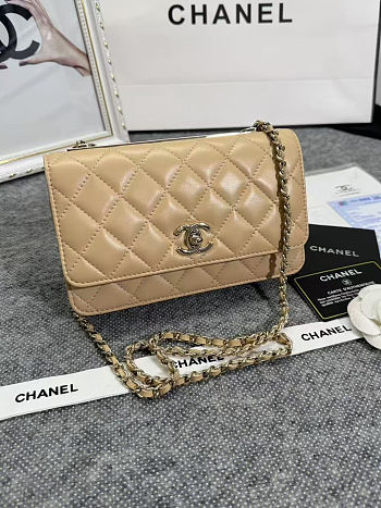 Colestore Chanel Woc S23 Beige Caviar size 19cm