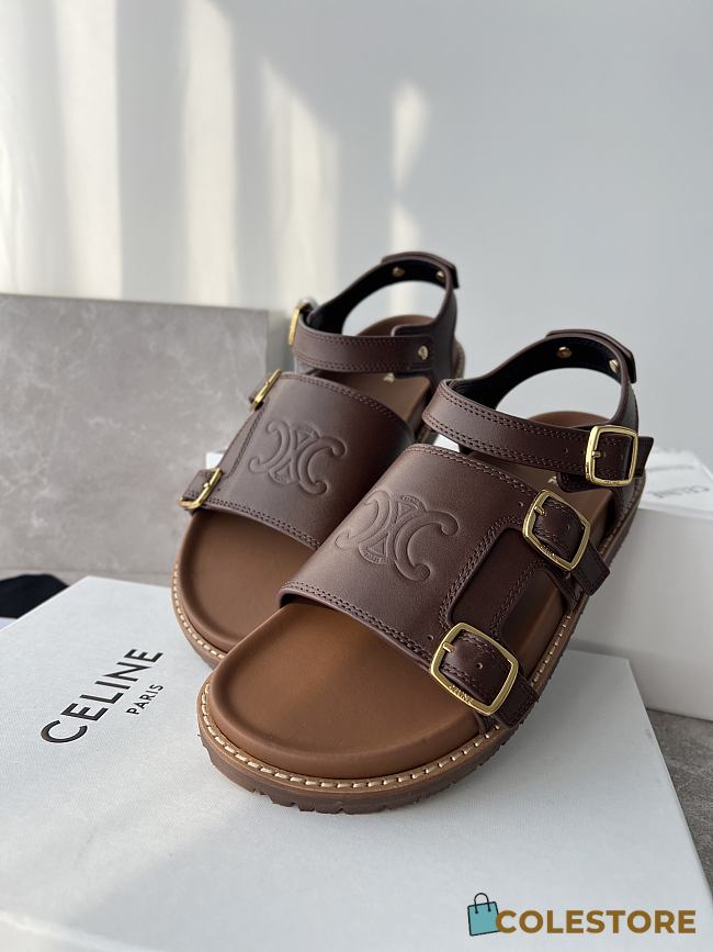 Colestore Celine Roman Triomphe Platform Sandals - 1