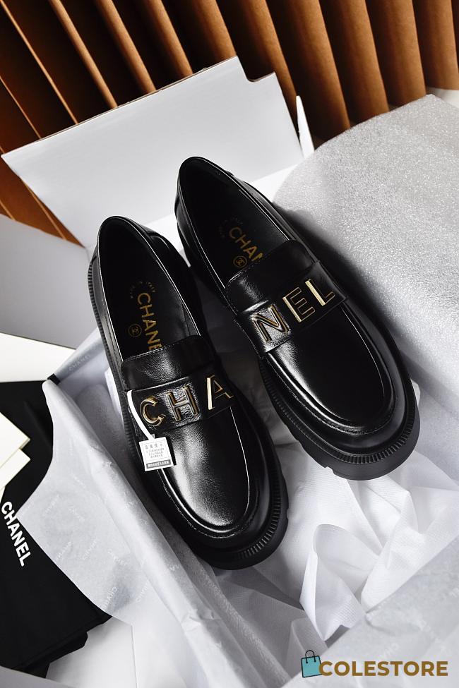 Colestore Chanel Latest Loafers Black  - 1