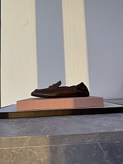 Colestore Miu Miu Nappa Leather Loafers With Ruffles Brown - 2