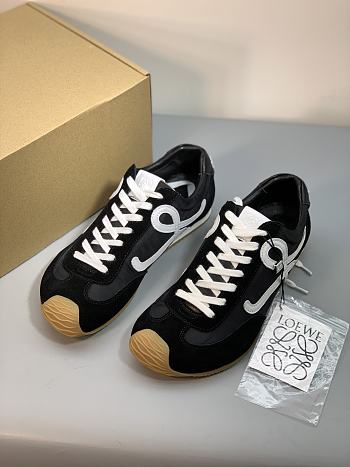 Colestore Loewe Women's Ballet Runner 2.0 Sneakers Black White