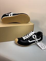 Colestore Loewe Women's Ballet Runner 2.0 Sneakers Black White - 6