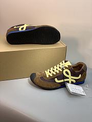 Colestore Loewe Women's Ballet Runner 2.0 Sneakers Brown Yellow - 5