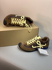 Colestore Loewe Women's Ballet Runner 2.0 Sneakers Brown Yellow - 3