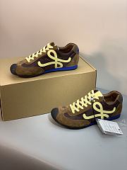 Colestore Loewe Women's Ballet Runner 2.0 Sneakers Brown Yellow - 4