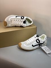 Colestore Loewe Women's Ballet Runner 2.0 Sneakers White Black - 4