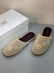 Colestore The Row Roman Weave Slides Beige  - 6