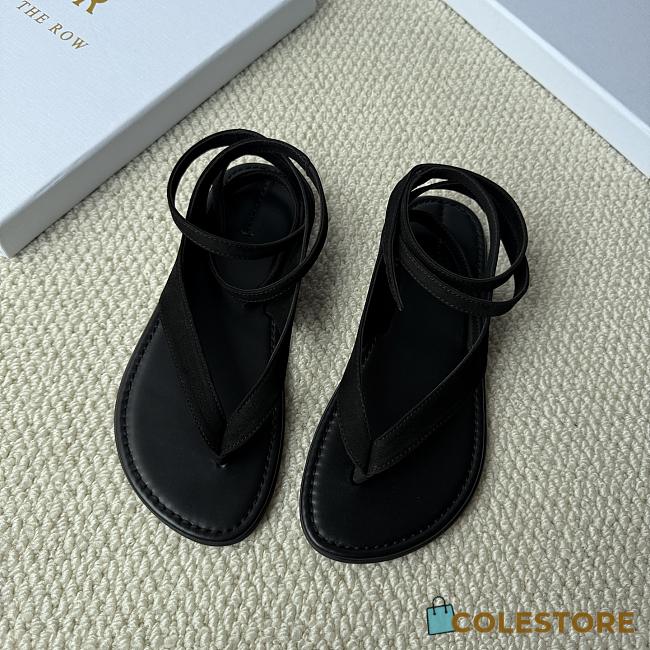 Colestore The Row Sandal Black - 1