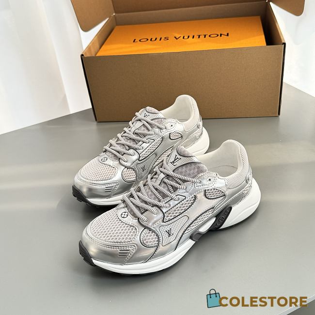 Colestore Louis Vuitton Olympia Sneakers Sliver  - 1