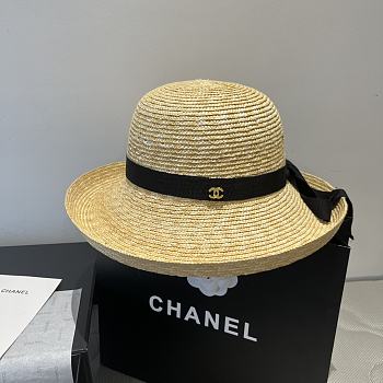 Colestore Chanel Brown Straw Hat