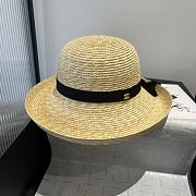 Colestore Chanel Brown Straw Hat - 6