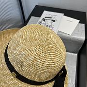 Colestore Chanel Brown Straw Hat - 5