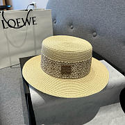 Colestore Loewe New Flat-top Straw Fedora - 1