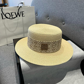 Colestore Loewe New Flat-top Straw Fedora