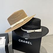 Colestore Chanel Flat-top Fedora Brown/Black   - 6