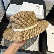 Colestore Chanel Flat-top Fedora Brown/Black   - 5