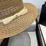Colestore Chanel Flat-top Fedora Brown/Black   - 4