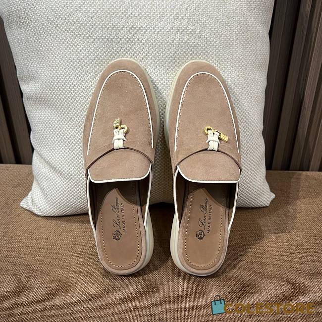 Colestore Loro Piana Charms Walk Babouche Loafer Brown - 1