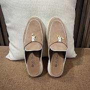 Colestore Loro Piana Charms Walk Babouche Loafer Brown - 1