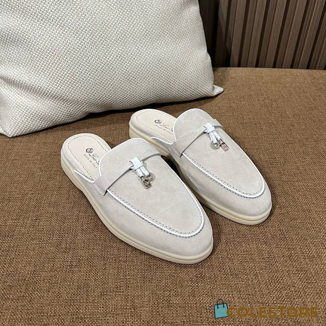 Colestore Loro Piana Charms Walk Babouche Loafer Tapioca - 1