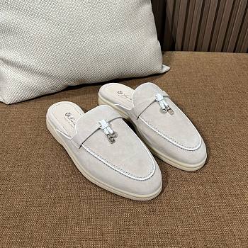 Colestore Loro Piana Charms Walk Babouche Loafer Tapioca