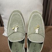 Colestore Loro Piana Charms Walk Babouche Loafer Dried Taragon - 5