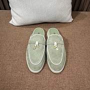 Colestore Loro Piana Charms Walk Babouche Loafer Dried Taragon - 3
