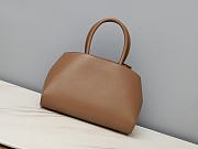 Colestore Ferragamo Medium Hug Tote Bag Brown 31.5x19x22cm - 6