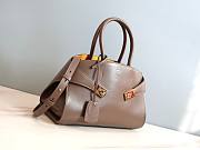 Colestore Ferragamo Medium Hug Tote Bag Brown x Yellow 31.5x19x22cm - 2