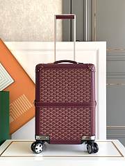 Colestore Goyard Aba Bourget Suitcase Goyardine - 5
