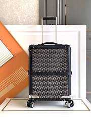 Colestore Goyard Aba Bourget Suitcase Goyardine - 4