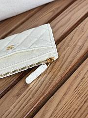 Colestore Chanel Wallet White 12x7.5x2.5cm - 2
