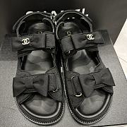 Colestore Chanel Ribbon Sandal in Black - 1