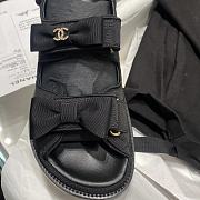 Colestore Chanel Ribbon Sandal in Black - 6